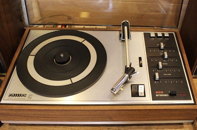 record-player old electronics
